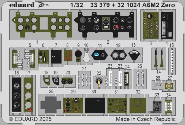 Eduard 33379 SET A6M2 Zero (TAM) 1/32