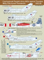 DP Casper DPC72057 Czechoslovak Peoples Army MiGs against Thunders 1/72