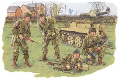 Dragon 6148 US paratroopers (Operation &quot;Varsity&quot;, 1945)
