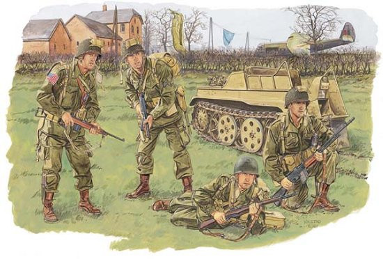 Dragon 6148 US paratroopers (Operation "Varsity", 1945)
