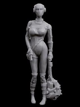Girls G-35013 Woman hunter cyborgs 1:35