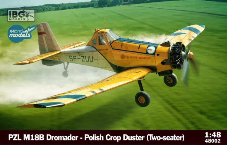 IBG 48002 PZL M18B Dromader Polish Crop Duster (2-seat) 1/48