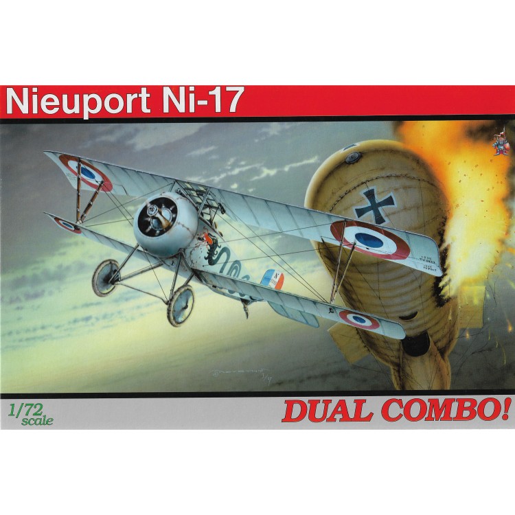 Eduard 07071 Биплан Nieuport Ni-17 (две модели в одной коробке) 1/72