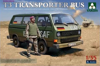 Takom 2013 Bundeswehr T3 Transporter Bus (with 1 figure) 1/35