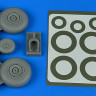 Aires 4802 Do 217N wheels & paint masks - early B (ICM) 1/48