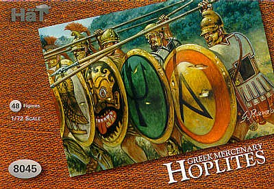 HAT 8045 Greek Mercenary Hoplites 48 figures (without weapons) 1/72