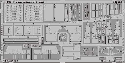 Eduard 48892 Draken upgrade set 1/48