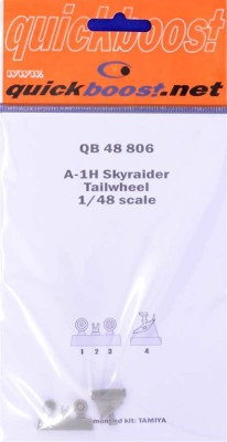 QuickBoost QB48806 A-1H Skyraider tailwheel (TAM) 1/48