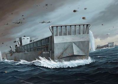 Trumpeter 07213 малый десантный Корабль LCM-3 1/72