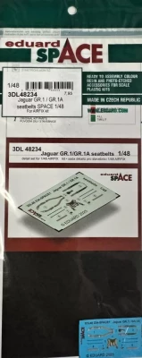 Eduard 3DL48234 Jaguar GR.1 / GR.1A seatbelts SPACE (AIRF) 1/48
