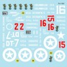 Star Decals 35-C1027 U.S. 70th Tank Battalion on Utah Beach - M4 , M4 Dozer, M4A1 DD Sherman 1/35
