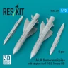 Reskit RS72-607 AS.34 Kormoran missiles w/ adapters (2 pcs.) 1/72