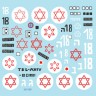 Star Decals 35-C1281 Israeli AFVs # 13 M113 Ambulance markings.IDF in Lebanon 1978 and 1982 1/35