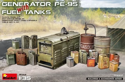 Miniart 35662 Generator PE-95 w/ fuel tanks 1/35
