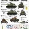 Star Decals 72-A1042 Vietnam 1. M24 Chaffee, M41 Walker Bulldog and M48A3 Patton inSouth Vietnamese army, ARVN - Army of the Republic of Vietnam 1/72