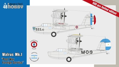Special Hobby SH48164 Walrus Mk. I &quot;Post War Foreign Service&quot; 1/48