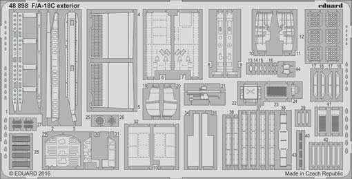 Eduard 48898 F/A-18C exterior 1:48