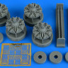 Aires 4805 B-17G flying fortress engine set (HK MOD.) 1/48