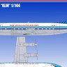Восточный Экспресс 144139-4 Viscount 800 KLM ( Limited Edition ) 1/144