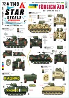 Star Decals 72-A1149 War in Ukraine # 11Foreign Aid to Ukraine 2022-23.M113A2/A3, M113G3 and YPR-765 1/72