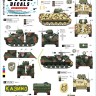 Star Decals 72-A1149 War in Ukraine # 11Foreign Aid to Ukraine 2022-23.M113A2/A3, M113G3 and YPR-765 1/72
