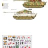 Star Decals STAR35913 German tanks in Hungary 1945. Panther Ausf.G , Tiger 2, Marder 2. Hungary and Balaton in 1945. Panther Ausf.G Tiger 2, Tiger 2 (Porsche turret) Munitionsschlepper Wespe, Marder 2 1/35
