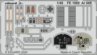 Eduard FE1060 1/48 Ar 68E (RDN)