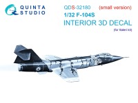 Quinta Studio QDS-32180 F-104S (Italeri) (Малая версия) 1/32