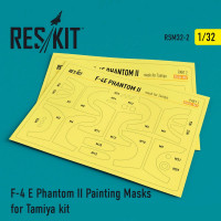 Reskit RSM32-0002 F-4 E Phantom II Painting Masks (TAM) 1/32