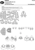 New Ware NWA-M1229 Mask B-24J Liberator BASIC (HOBBYB) 1/48