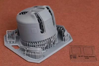 Sbs Model 32004 B-17G Chin turret (HKM) 3D Printed 1/32