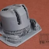 Sbs Model 32004 B-17G Chin turret (HKM) 3D Printed 1/32