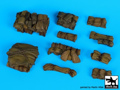 Black Dog T35143 Tentage+bedrolls N°3 accessories set 1/35