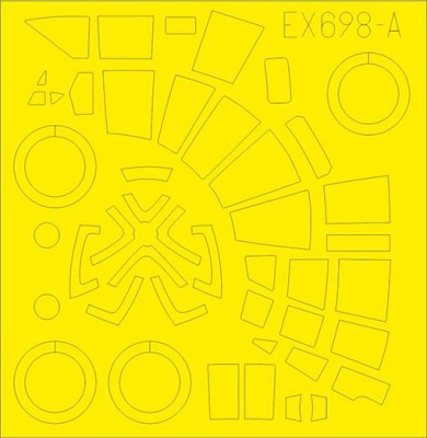 Eduard EX698 Mask 1/48 He 111Z (ICM)