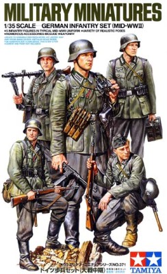 Tamiya 35371 German Infantry Set (Mid-WWII) 1/35