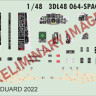 Eduard 3DL48064 F-104C SPACE (KIN) 1/48