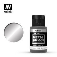 Valejio VAL-77703 Металлическая краска на водной основе темный алюминий 32 мл.