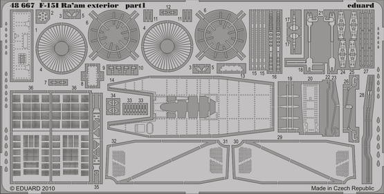 Eduard 48667 F-15I Ra'aM exterior
