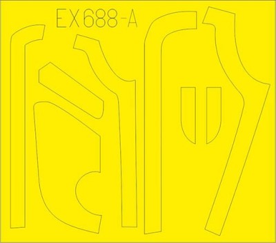 Eduard EX688 Mask 1/48 B-17G antiglare panels (VE prod.) (HKM)