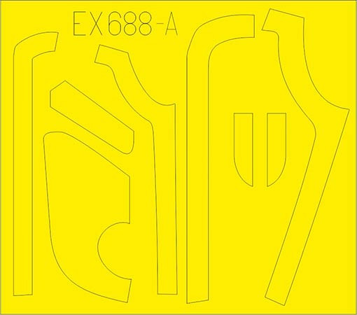 Eduard EX688 Mask 1/48 B-17G antiglare panels (VE prod.) (HKM)