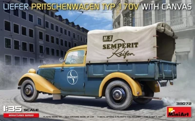 Miniart 38072 Liefer Pritschenwagen Typ 170V w/ Canvas 1/35