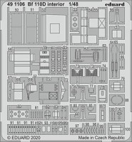 Eduard 491106 SET Bf 110D interior (DRAG)