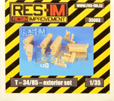 RES-IM RESIM35003 1/35 T-34/85 exterior set (ACAD)
