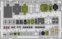 Eduard 73830 SET B-24H nose & radio compartment (AIRF) SET 1/72