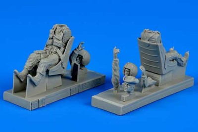 Aerobonus 480082 U.S.A.F. pilot &amp; instructor with seats for T-28B trojan Vietnam 1/48