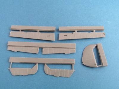Pavla Models U48-36 Bf 109 E control surfaces for Airfix 1:48