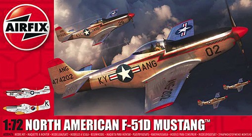 Airfix 02047A North-American F-51 Mustang [P-51D] 1/72