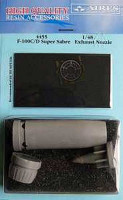 Aires 4455 F-100C/D Super Sabre exhaust nozzle 1/48