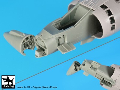 Blackdog A48121 Harrier GR 7 radar+electronics (HAS) 1/48