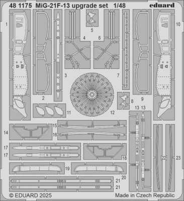 Eduard 481175 SET MiG-21F-13 upgrade set (EDU) 1/48